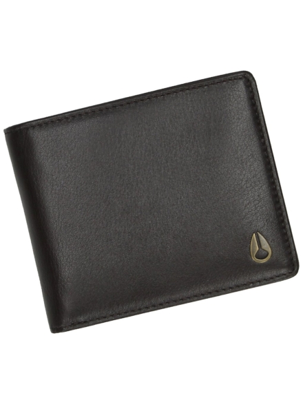 Nixon Pass lederen Coin Portemonnee bruin