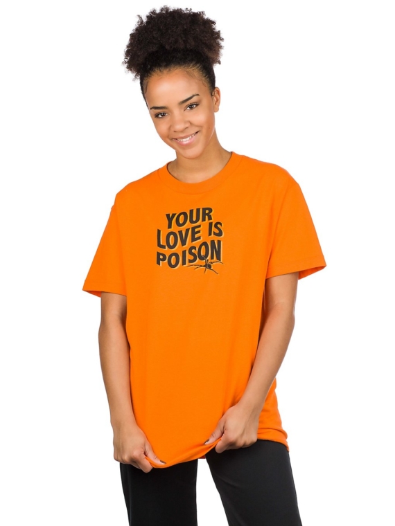 Broken Promises Poison Rose T-Shirt oranje
