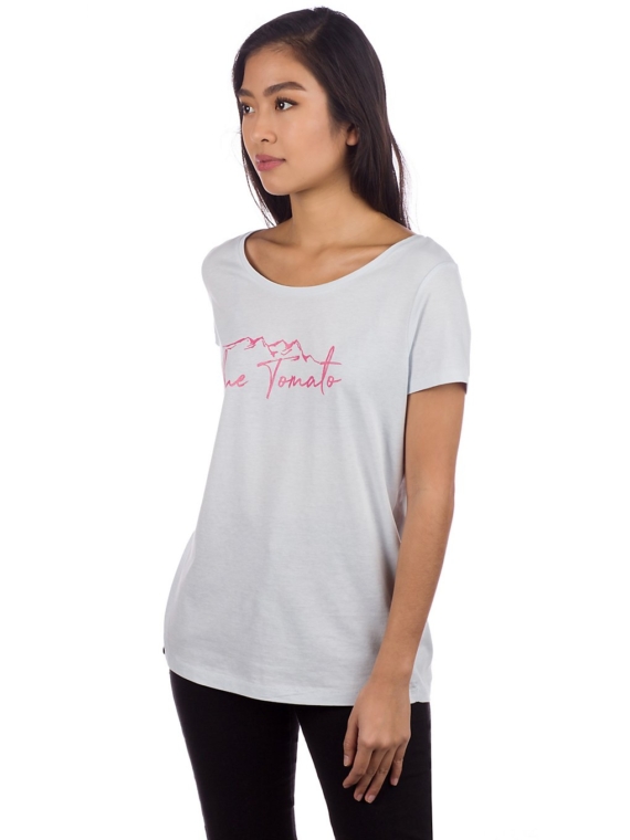 Blue Tomato Mountain Script T-Shirt blauw