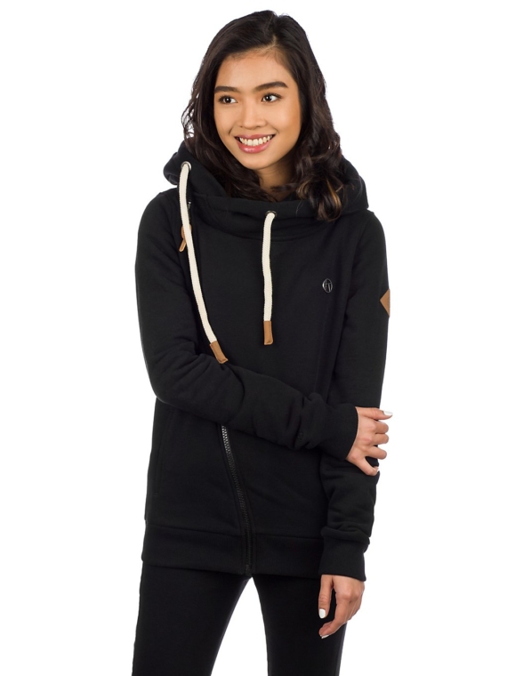 Kazane Marte Zip Hoodie zwart