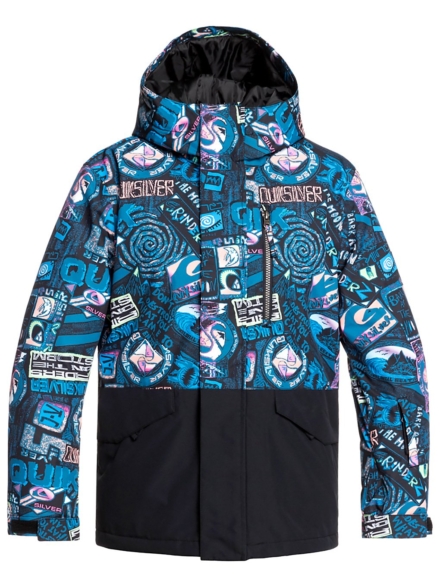 Quiksilver Mission Block Ski jas zwart