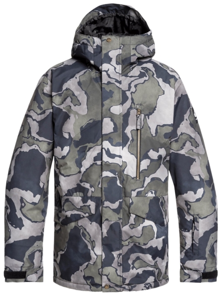 Quiksilver Mission Printed Ski jas zwart