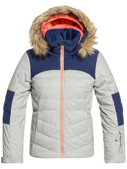 Roxy Bamba Ski jas grijs