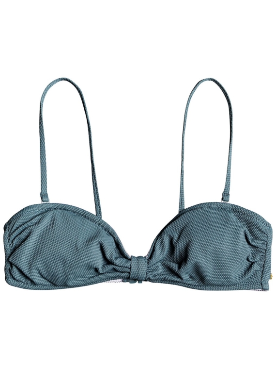 Roxy Seas The Day Bandeau Bikini Top grijs