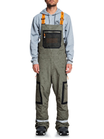 DC Revival Bib broek groen