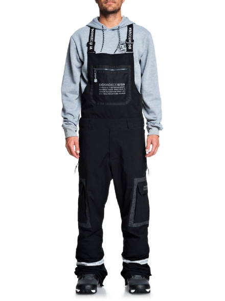 DC Revival Bib broek zwart