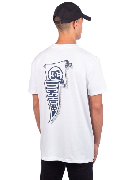 DC Pennant T-Shirt wit
