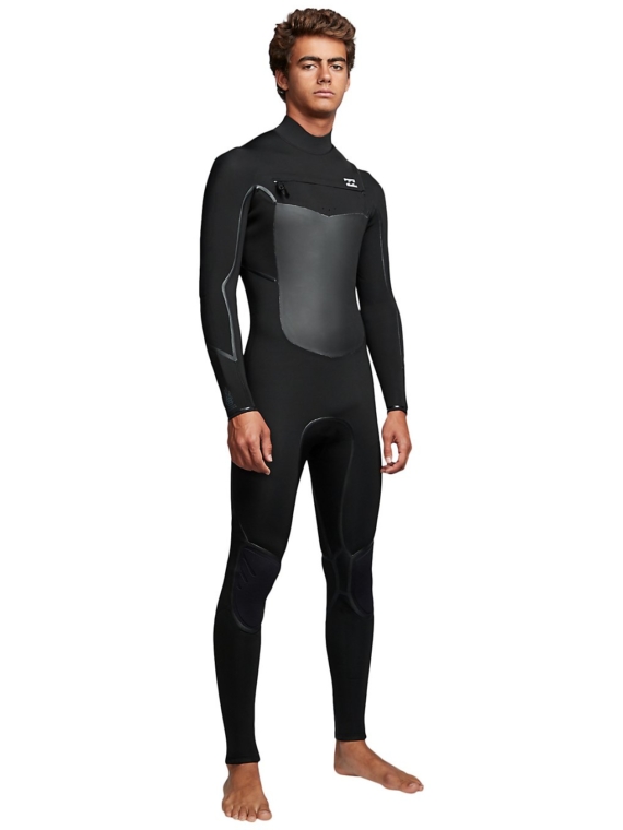 Billabong Furn Abso X 5/4 Chest Zip zwart