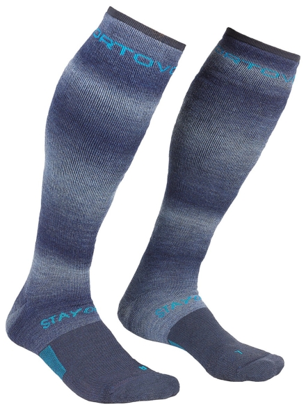 Ortovox Ski Stay Or Go Tech skisokken blauw