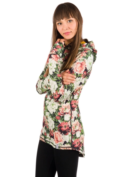 Eivy Icecold Zip Hood Tech t-shirt met lange mouwen patroon