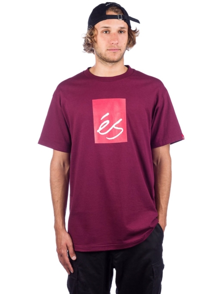 Es Main Block T-Shirt rood