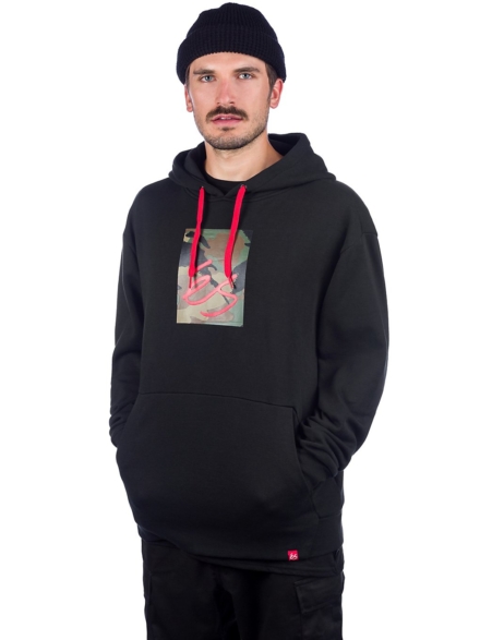 Es Block Tech Hoodie zwart