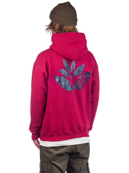 Magenta Constellation Hoodie rood