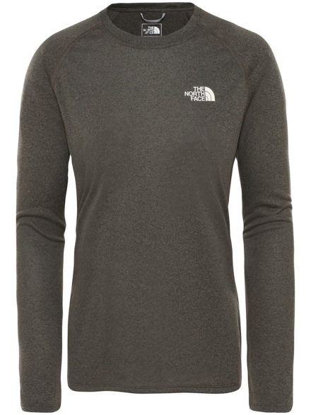 THE NORTH FACE Reaxion Amp Crew Tech t-shirt met lange mouwen groen