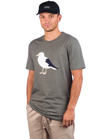 Cleptomanicx Gull 3 T-Shirt groen