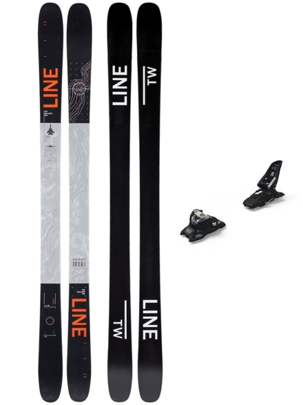 Line Tom Wallisch Pro 171 + Squire 11 2020 patroon