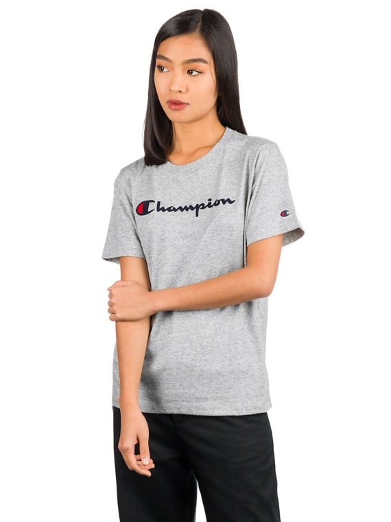 Champion American Logo T-Shirt grijs
