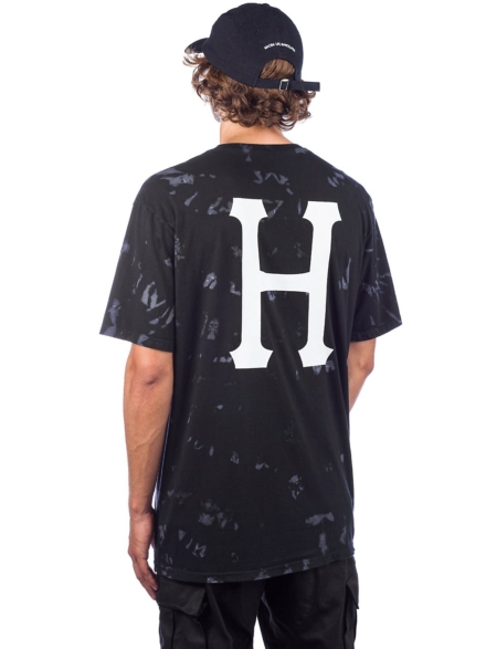 HUF Classic H Tie Dye T-Shirt zwart