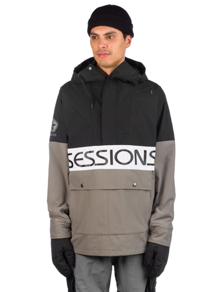 Sessions Chaos Pullover Ski jas zwart