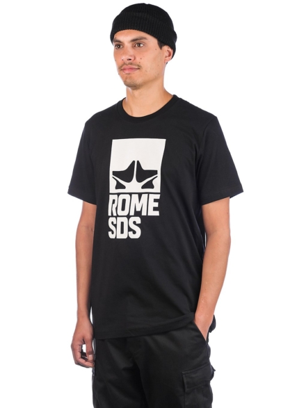 Rome Logo T-Shirt zwart
