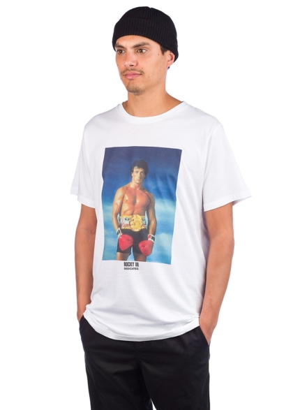 Dedicated Stockholm Rocky Red handschoenen T-Shirt wit