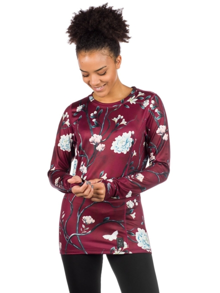 Rojo Crew Neck Tech t-shirt met lange mouwen rood
