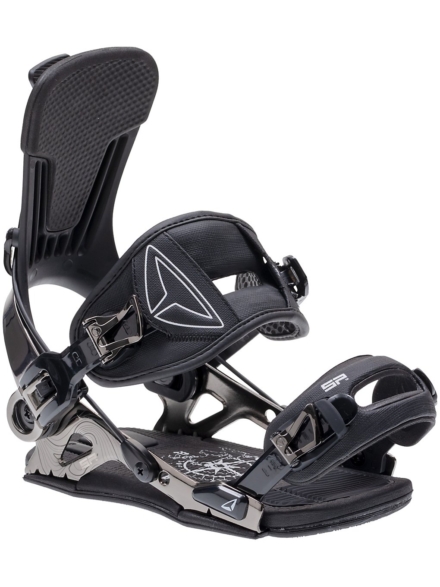 SP Slab Snowboard Bindings 2021 zwart