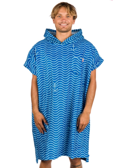 After Waves Surf Poncho blauw