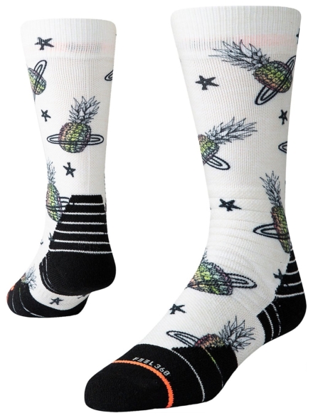 Stance Pineapple Planet Snow Tech skisokken wit