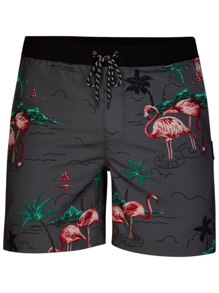 Hurley Flamingo Volley 17'' Boardshorts grijs