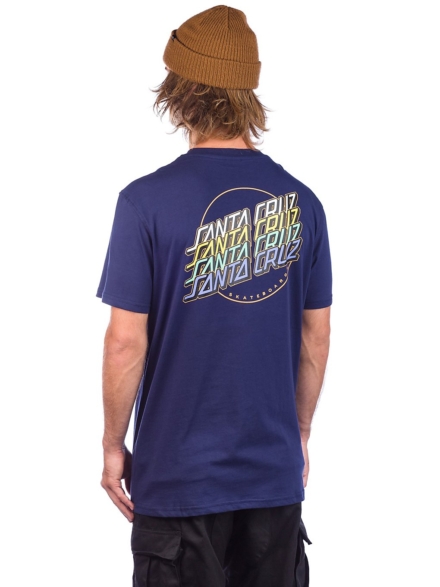 Santa Cruz Multi Strip T-Shirt blauw