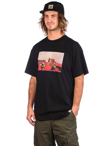 Carhartt WIP Matt Martin Flags T-Shirt zwart