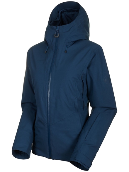 Mammut Casanna Hs Thermo Hooded Ski jas blauw