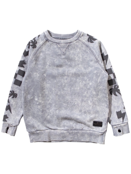 Munsterkids One Stripe Trui grijs