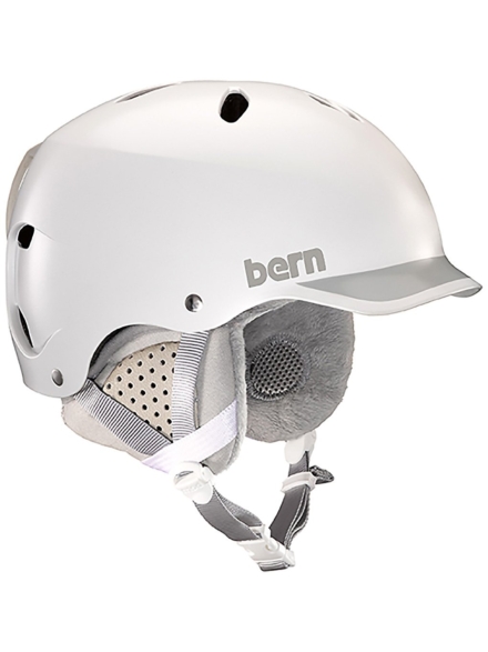Bern Lenox Thinshell with Boa Skihelm wit
