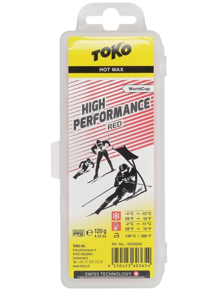 Toko High Performance Red -2°C / -11°C Wax rood