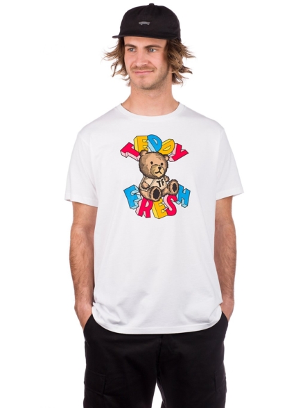 Teddy Fresh Teddy Blocks T-Shirt wit