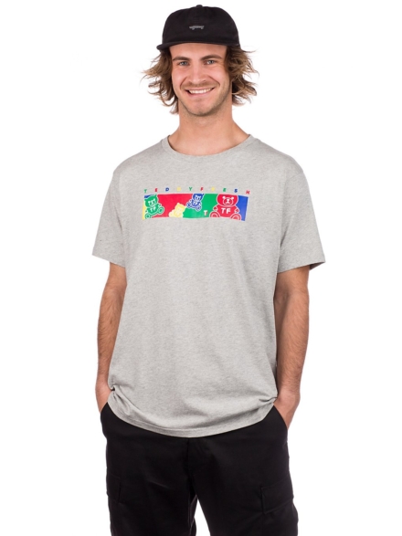Teddy Fresh Colorbar T-Shirt grijs