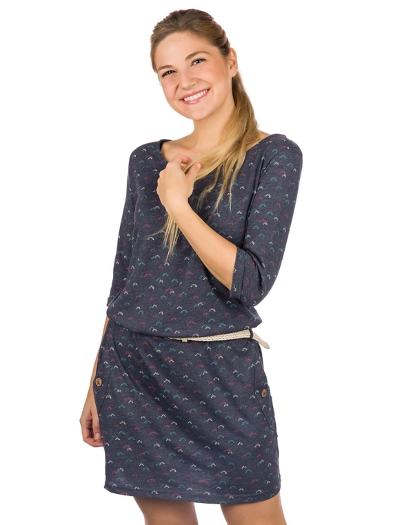 ragwear Tanya Organic jurkje blauw