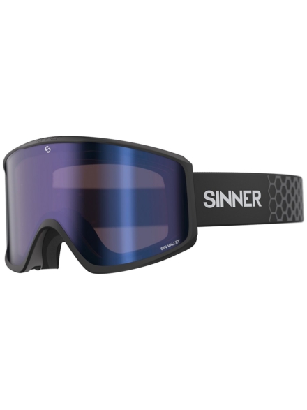 Sinner Sin Valley Matte zwart (+Bonus Lens) zwart