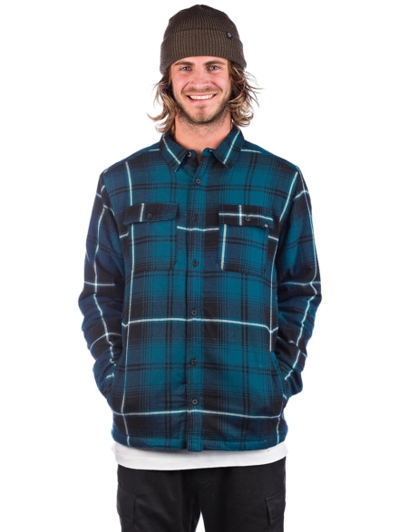 Dravus Sherpa Flannel Shirt blauw