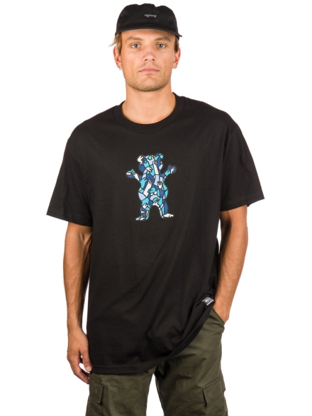 Grizzly Lucas Beaufort Crown Bear T-Shirt zwart