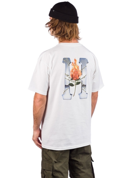 HUF Ember Rose T-Shirt wit