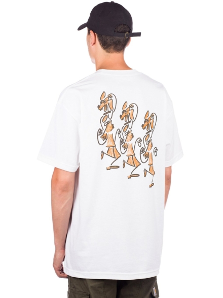 Pass Port Dancing Steps T-Shirt wit