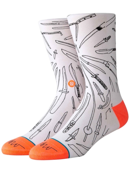 Stance Oblow Poke skisokken wit
