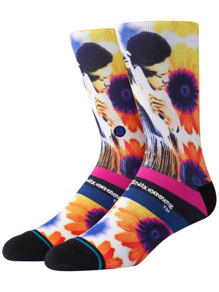 Stance Jimi Hendrix Sunflowers skisokken patroon