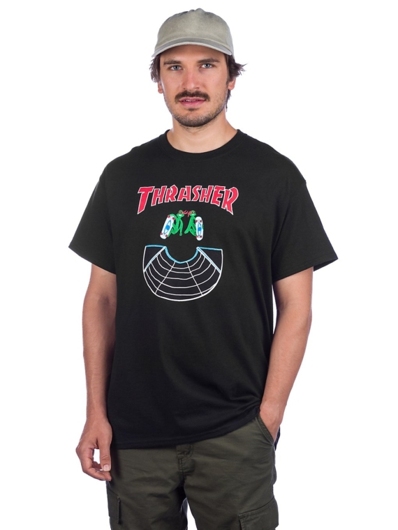 Thrasher Doubles T-Shirt zwart