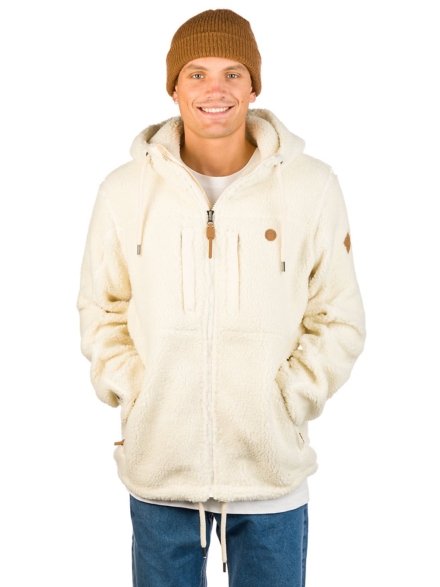 Kazane Gateway Sherpa Zip Hoodie bruin