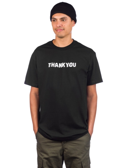 Thank You Hollywood Signage T-Shirt zwart