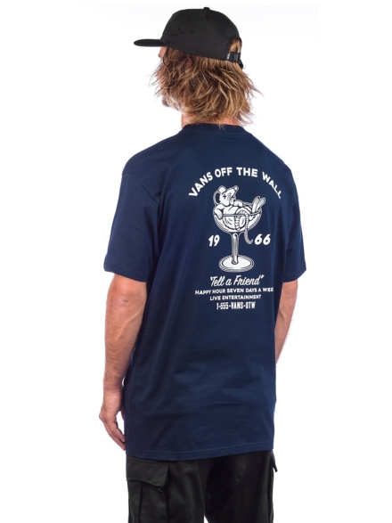 Vans Happy Hour T-Shirt blauw